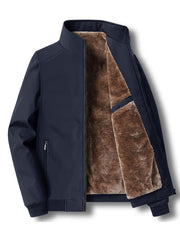 Men's Casual Warm Fleece Jacket for Fall Winter