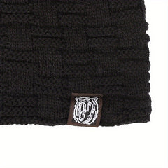 Knitted Winter Beanie Hat Fleece Lined Ear Protection