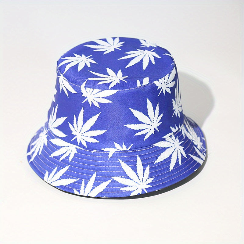 Maple Leaf Fisherman Hat Outdoor Sunscreen Leisure Unisex