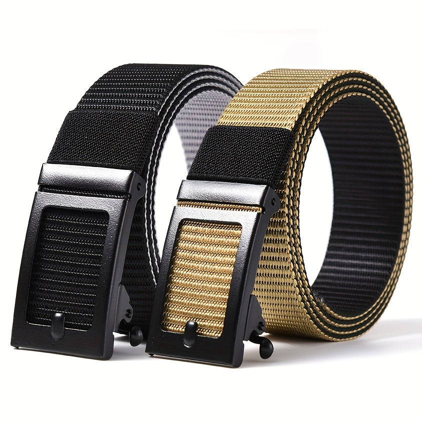 Men's Tactical Military Belt with Automatic Buckle