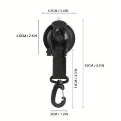 Vacuum Suction Cup Car Tent Buckle with Hook for Camping