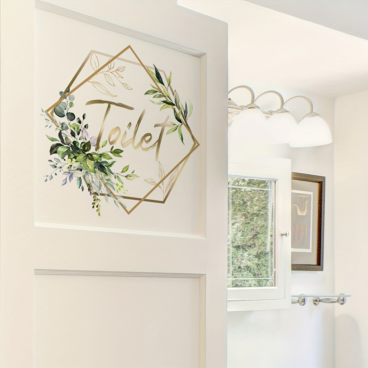 Floral Butterfly Wall Sticker Self Adhesive Waterproof