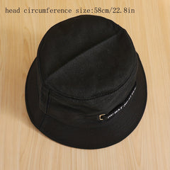 Kpop Couple Bucket Hat Solid Unisex Sunscreen Fisherman Cap