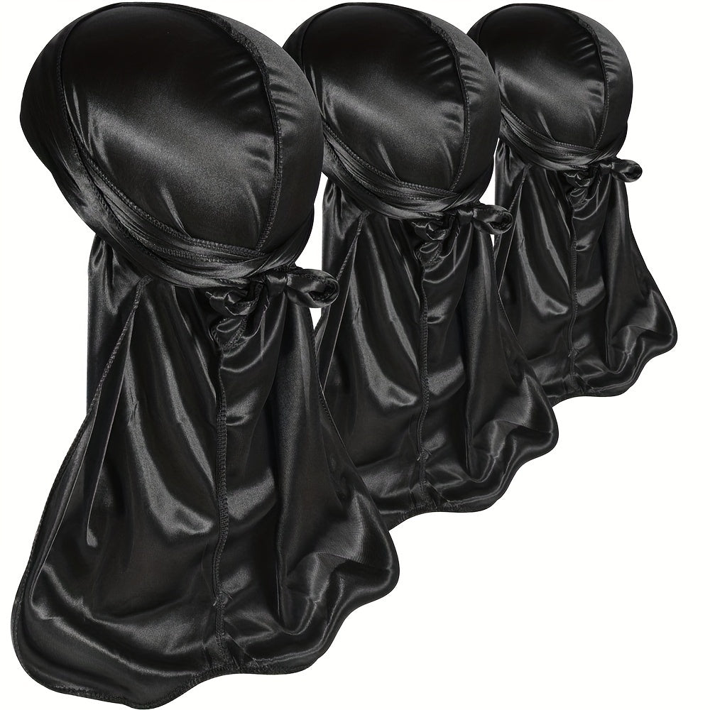 Unisex Silky Plain Head Wrap Outdoor Riding