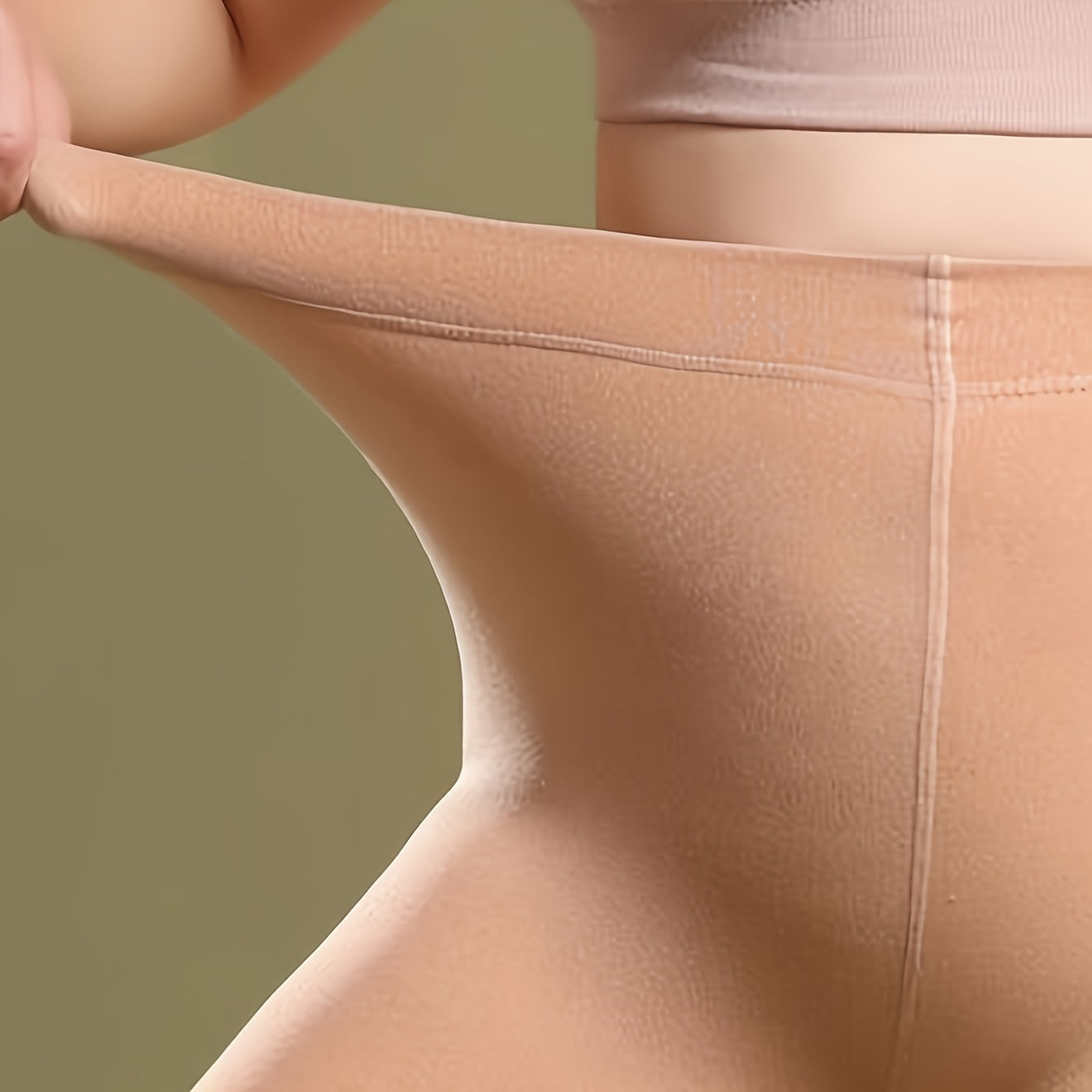  High Rise Elastic Fleece Tights for Fall & Winter