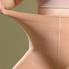  High Rise Elastic Fleece Tights for Fall & Winter