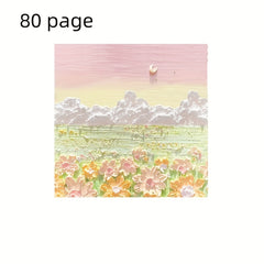 3D Landscape Painting Sticky Notes