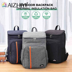 18L Thermal Backpack Waterproof Picnic Refrigerator Lunch Bag