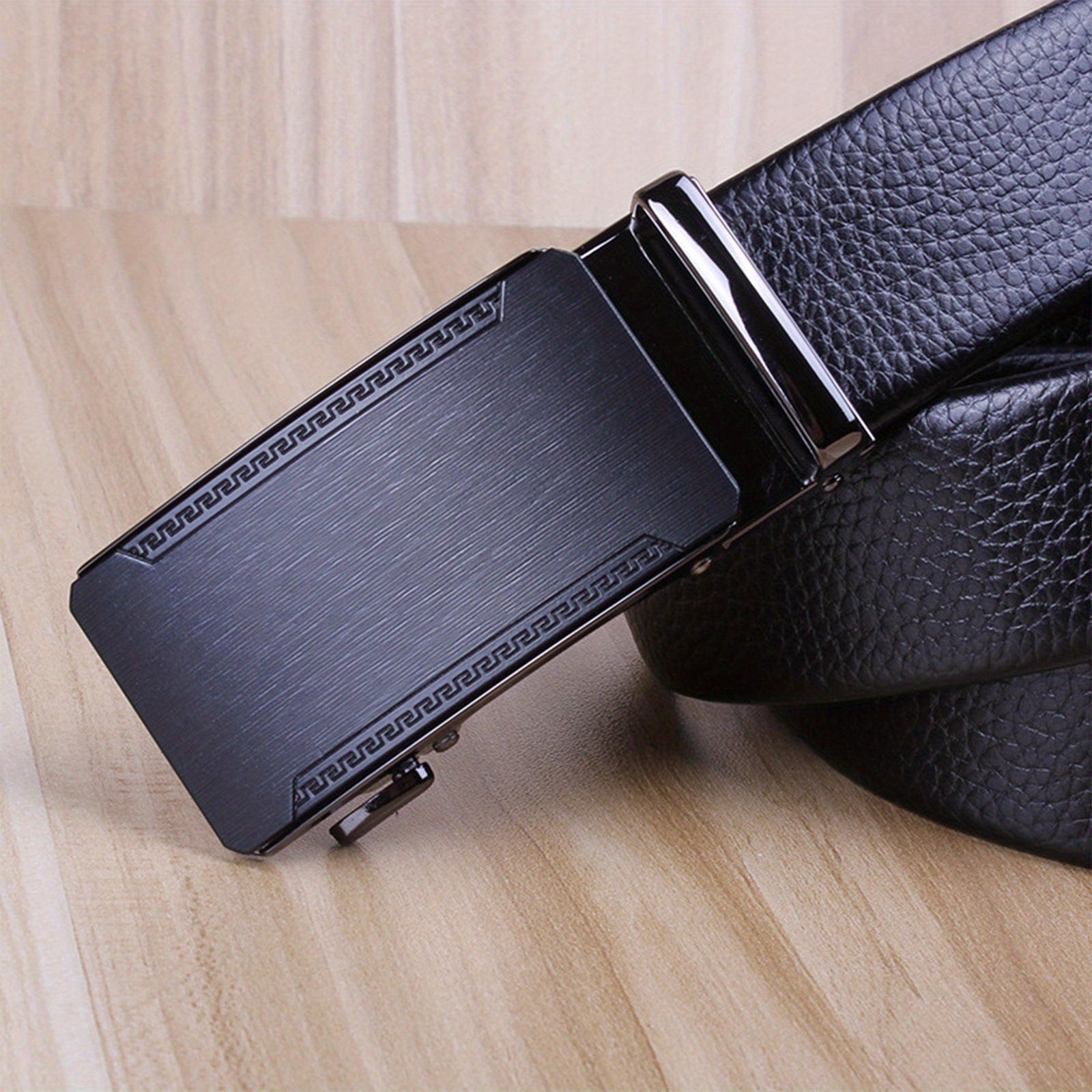 Two Layer Cowhide Leather Belt for Men