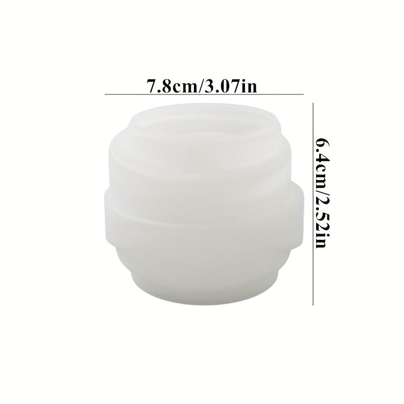 DIY Gypsum Cement Aromatherapy Candle Cup Silicone Mold