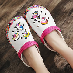 10pcs Unicorn Shoe Decorations for Clogs, Christmas Birthday Party Favors