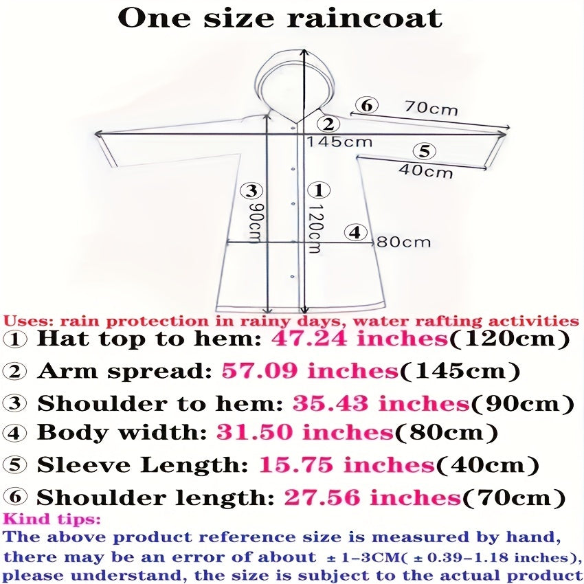 4pcs Disposable Raincoat for Outdoor Activities Thickened Single Step