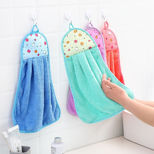 Microfiber Fingertip Towel Absorbent Candy Colored Towel