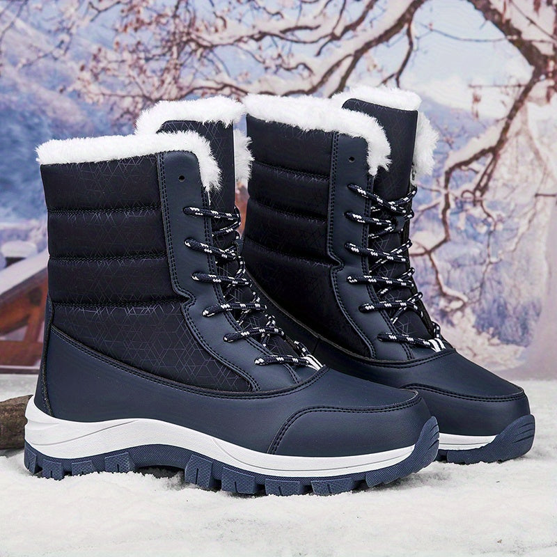 Women's High Tube Snow Boots Non-Slip Thickened Warm Shoes