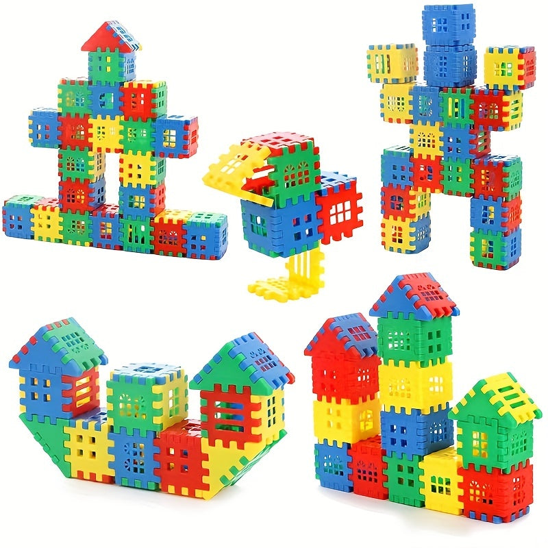 68pcs Building Blocks House Splicing Toys Montessori Education