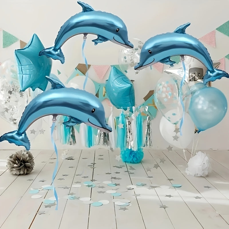 2pcs Dolphin Balloons Birthday Party Decorations