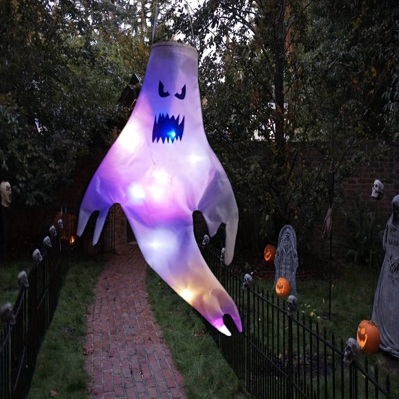LED Luminous Ghost Pendant Halloween Decoration