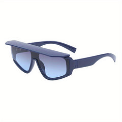 UV Protection Sunglasses with Hooded Curtain for Men and Women