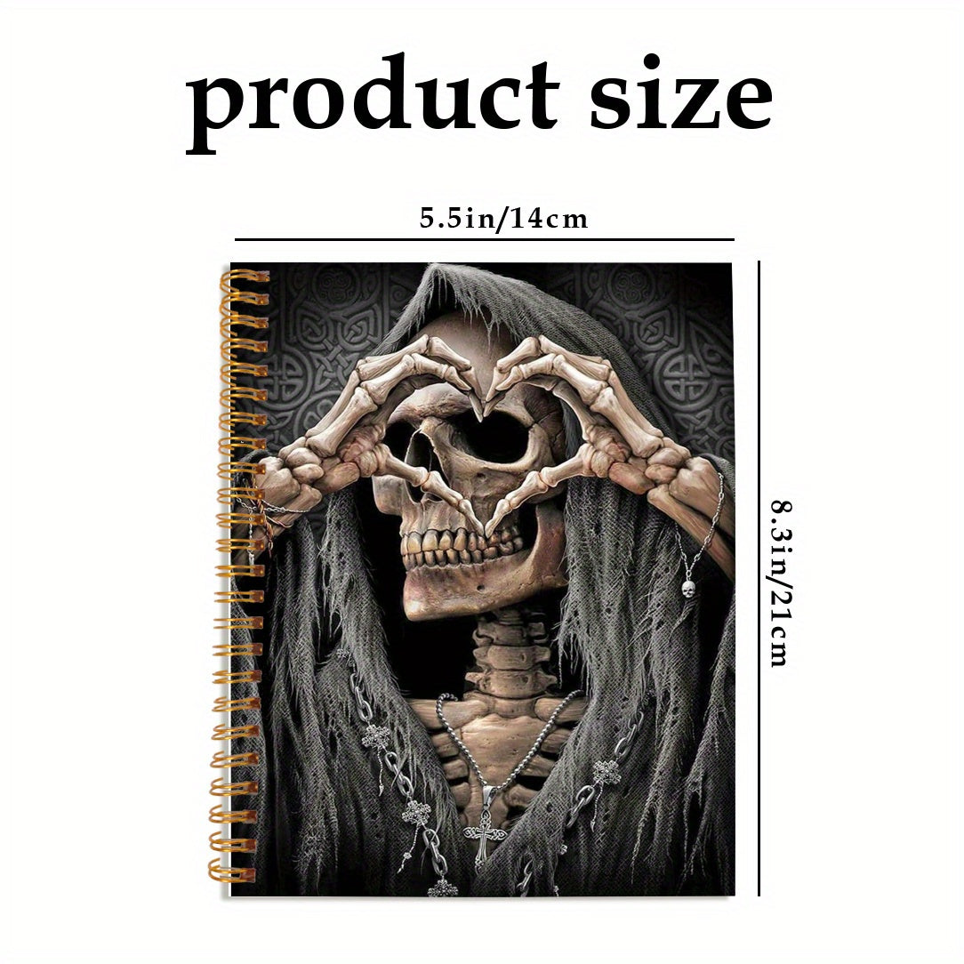 Skull Love Gesture Notebook for Journaling