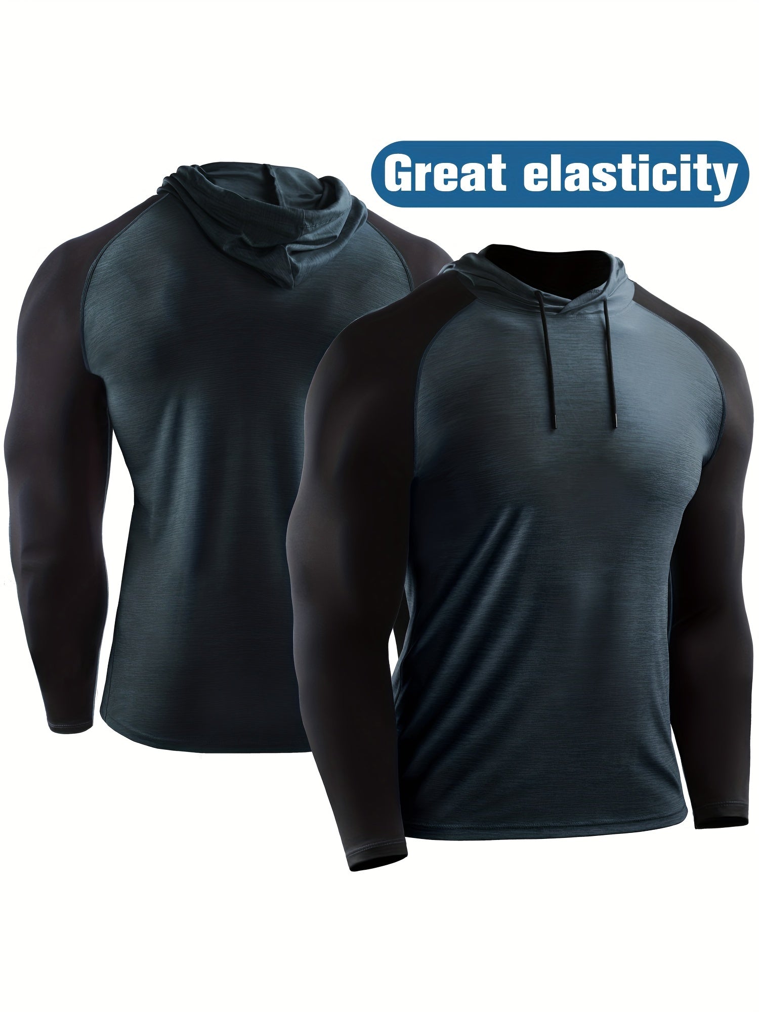 Men's Fast Drying Long Sleeve Hoodie Outdoor Sports Sweater