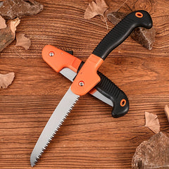Mini Hand Saw Foldable Handle Camping Hiking Garden Pruning
