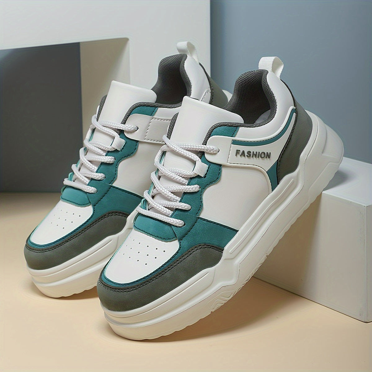 Women's Chunky Heighten Skate Shoes - Lightweight Sneakers