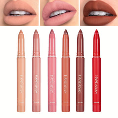 12 Colors Velvet Matte Lipstick, Smudge Proof, Easy To Remove Makeup