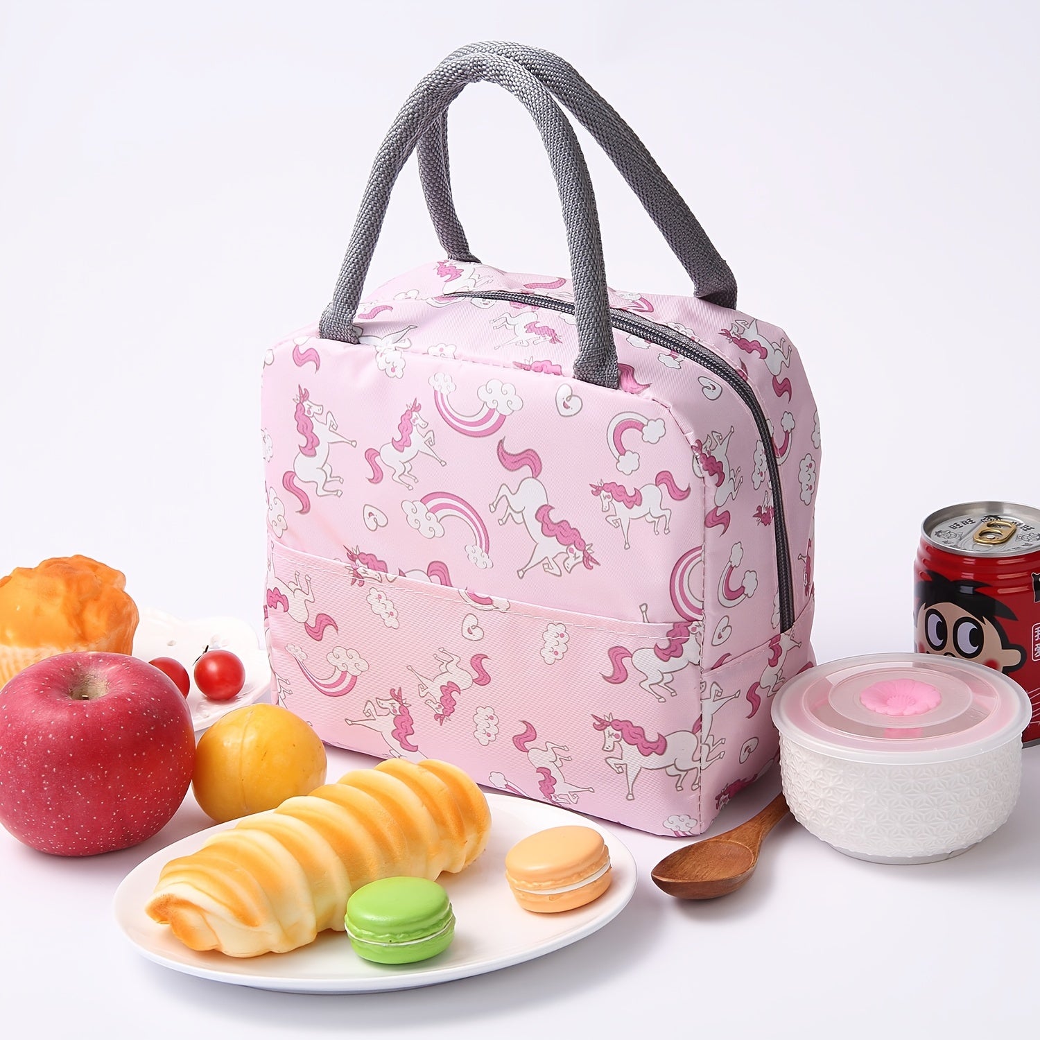 Hand Lunch Box Bag Thermal Insulation Patch Pocket Aluminum Foil Layer