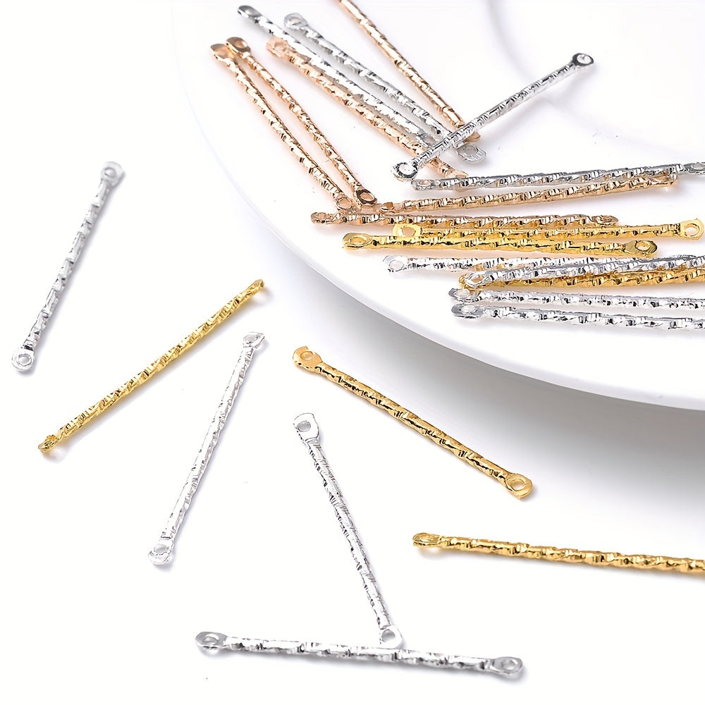 200pcs Embossed Connection Stick for Drop Earring