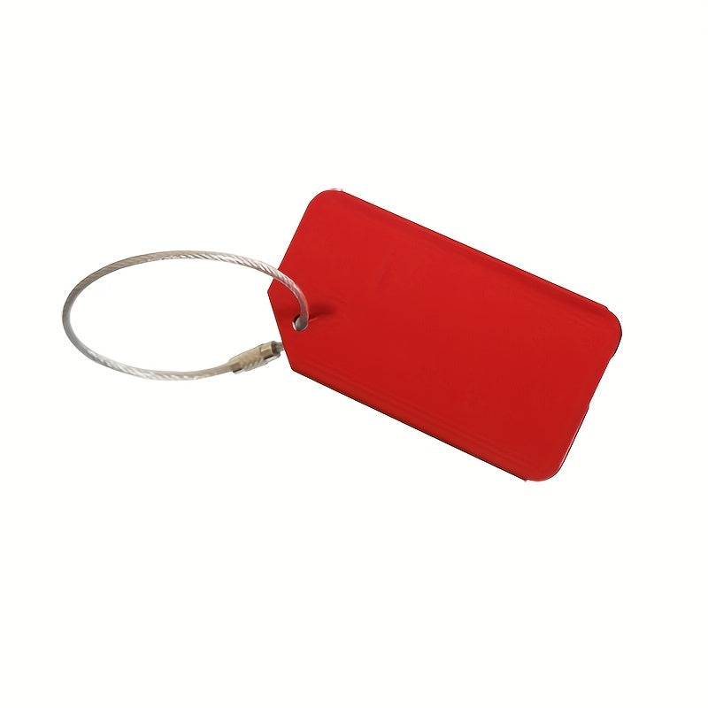 Aluminium Luggage Tag Metal Identity Card Travel Baggage Tag