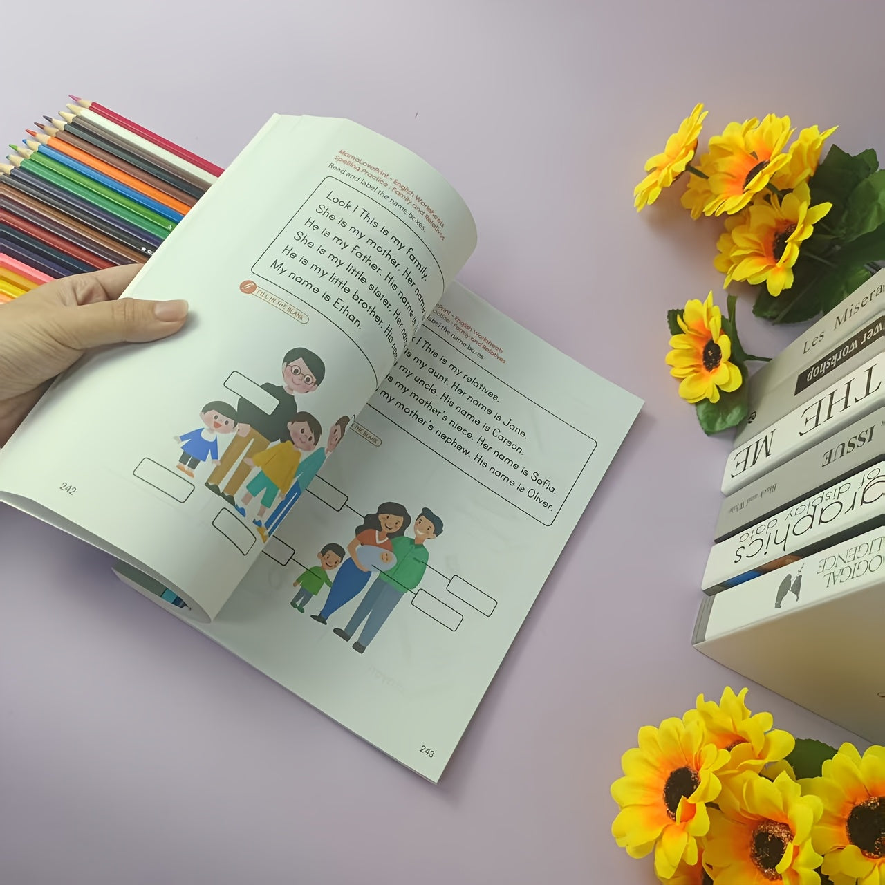 English Grammar Workbook for Kids Interactive Learning Activity Book