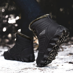 Men's Winter Waterproof Snow Boots for Hiking Climbing