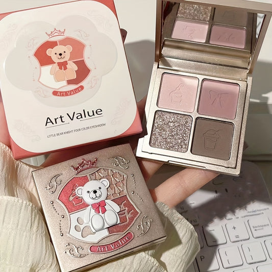 Matte Natural Finish 4-Color Eyeshadow Palette