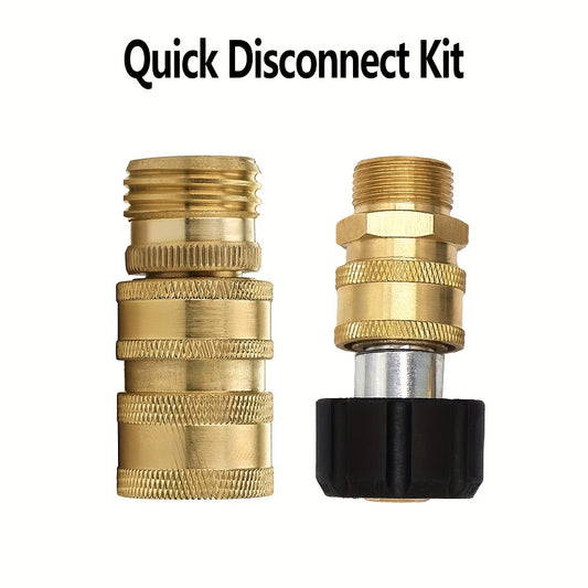 Pressure Washer Adapter Set M22 Swivel To 7 62 20 Quick Connect