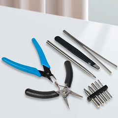 DIY Metal Puzzle Assembly Tool Set Scissors Pliers Tweezers