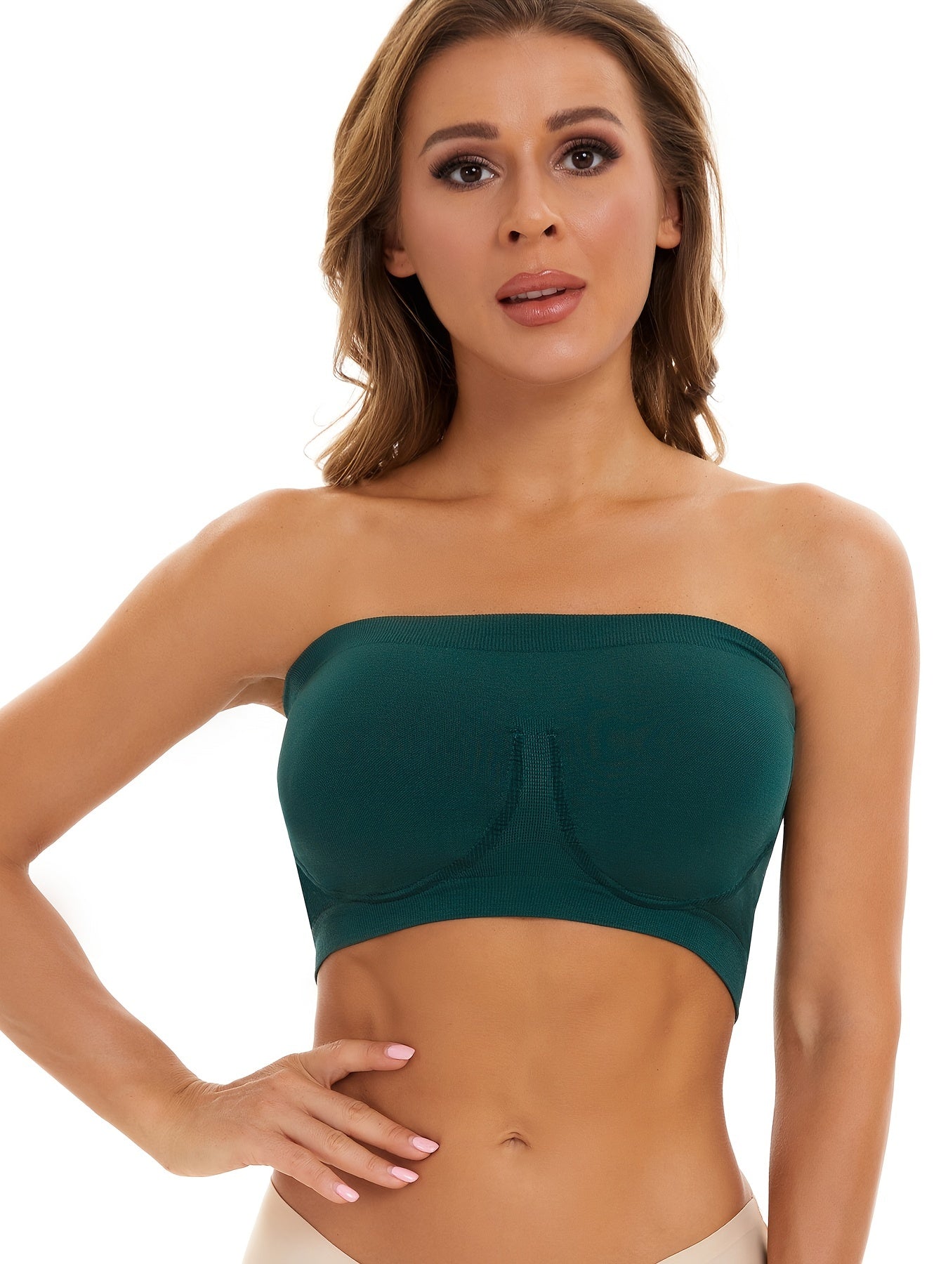 Strapless Seamless Underwire Tube Bra Wrap Chest Lingerie