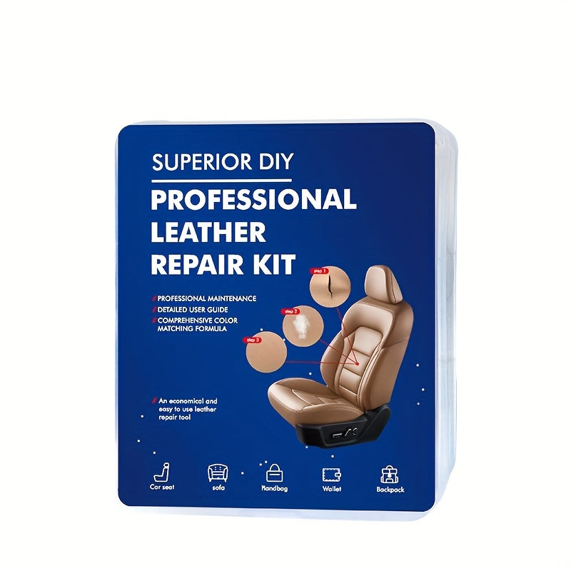 Car Leather Repair Cream Kit - DIY Seat Peeling Restoration