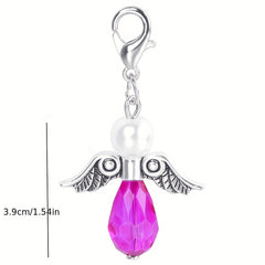 Water Drop Angel Wing Pendant for DIY Bracelet Necklace