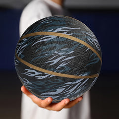 Size 7 Rubber Basketball for Competition Training Sports