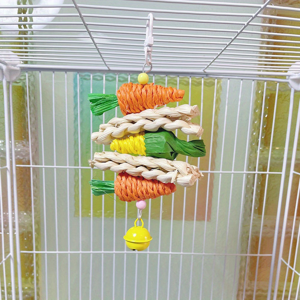 Parrot Carrot Chewing Toys for Endless Fun