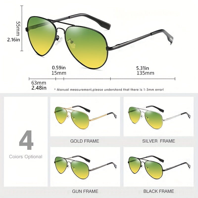 Polarized Photochromic Night Driving Glasses