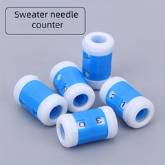 4pcs Plastic Sweater Needles Counter Reusable Knitting Tool