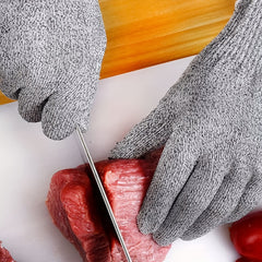 2pcs Cut Resistant Gloves Durable Safety Protection Enhanced Grip