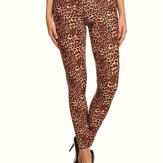 Leopard Print High Waist Yoga Leggings