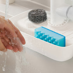 Splash Guard For Sink Faucet Drain Rack Storage Rack Kitchen Rag Sponge