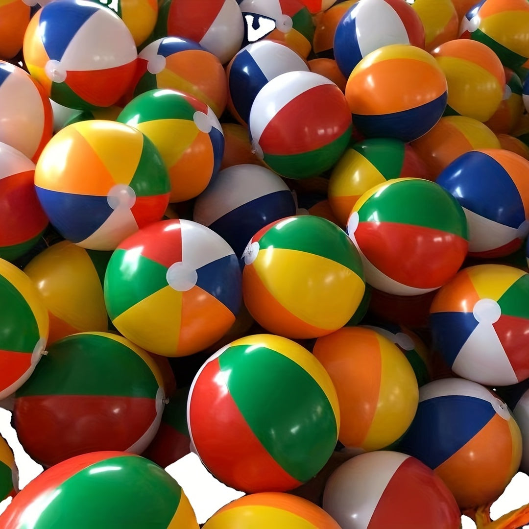 Colorful Inflatable Beach Ball Water Play Ball