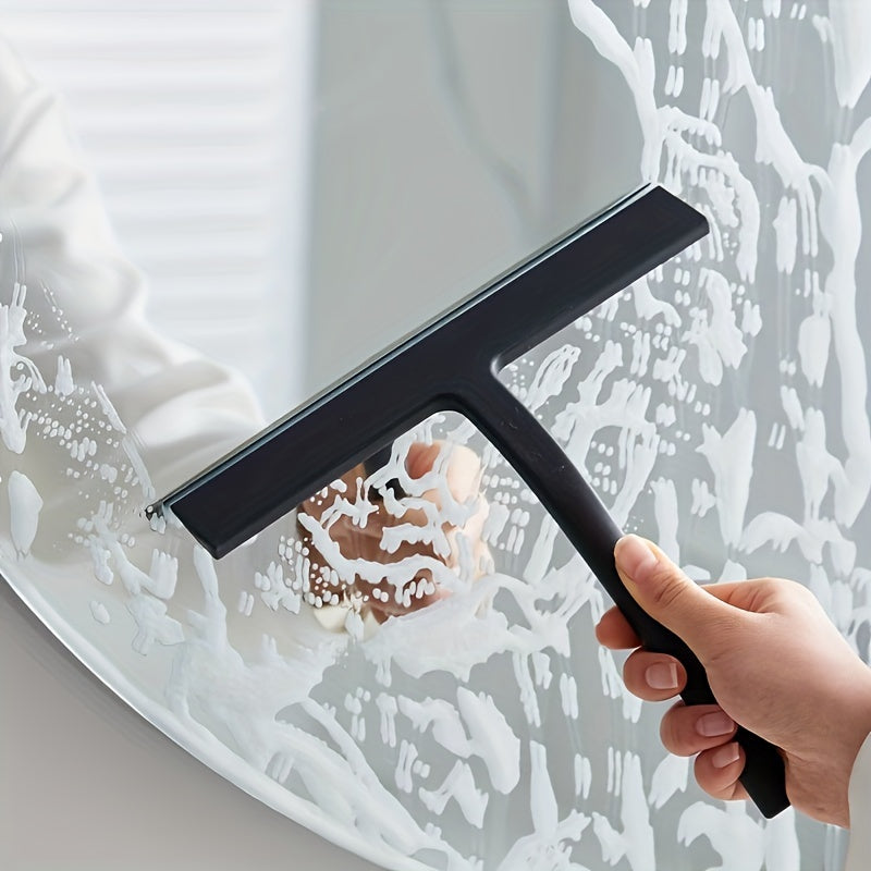 Handheld Shower Squeegee Glass Wiper Water Removal Scraper