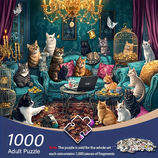 1000pcs Adult Puzzle Hell Level High Difficulty Mini Rectangle Jigsaw