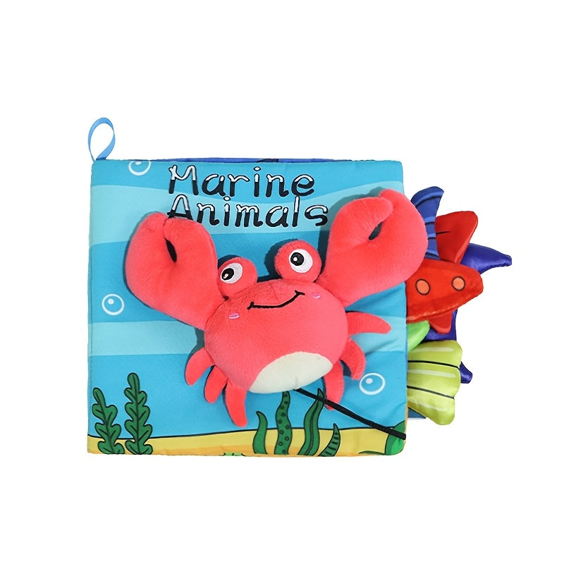 Soft Crinkle Busy Books Interactive Cloth Toy for Early Development