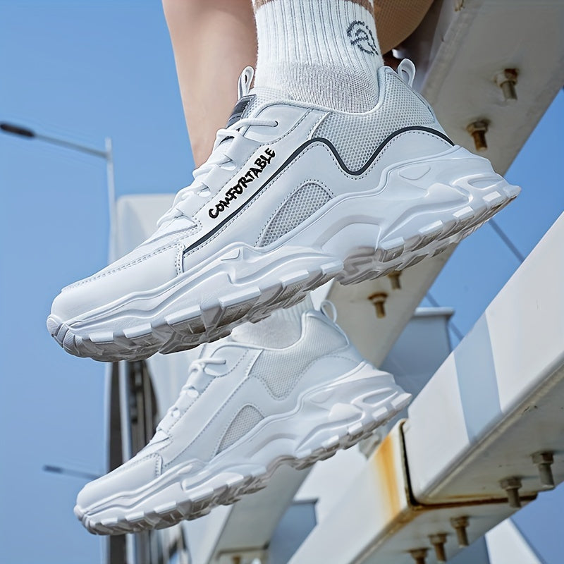 Men's Breathable Chunky Sneakers For Gym Jogging